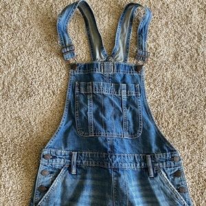 Abercrombie and Fitch short overalls NWOT